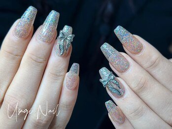 ウサギネイル 新大久保店(usagi nail)/マグネットフレンチ秋可愛い