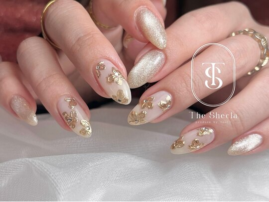 2025年冬】ニュアンス フラワーのネイルデザイン集｜人気順  