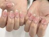 ワンホン定番！チークネイルコース　¥6900