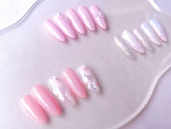 ギミック(Gimick)の写真/【ソフトジェルオフ込み定額7700円】フラワーアートやニュアンスが好きな方に♪色変更OK◎