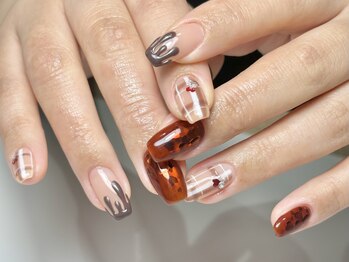 カロ(CARO)/バレンタインネイル