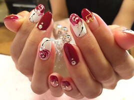 うっとり大人なローズネイル☆