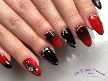 アン ジョーヌドラゴ/【自爪ネイル】ブラックネイル