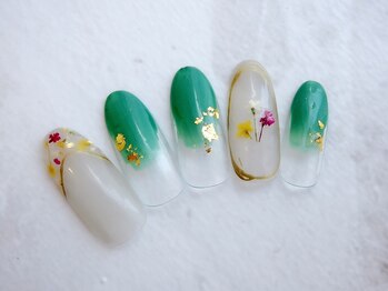 ラルネイル 大宮(Lull. nail)/*アンティーク*押し花*