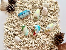 ダブルムーンビューティフル(DOUBLEmoonBeautiful)/夏のビーチネイル