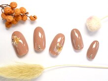 ボボカ(BOVOKA)/落ち葉風エレガントネイル