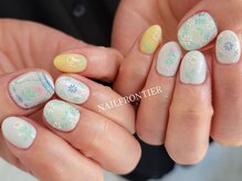 ネイルフロンティア 吉祥寺(NAIL FRONTIER)/パステル手描きフラワー11980円
