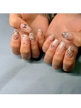 ガーデンネイル(Garden Nail)/チェックネイル