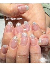 フロージュ ネイル(florjyu nail)/フラワーフレンチnail