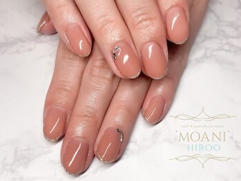 モアニ ヒロオ 恵比寿店(MOANI Hiroo)/先端ラメライン上品ワンカラー