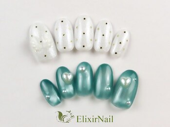 エリクサーネイル 西武新宿(Elixir Nail)/定額a シンプル/クーポン使用