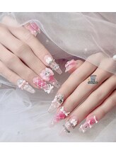 ゴテかわ(GOTE KAWA)/ワンホンネイル、チークネイル