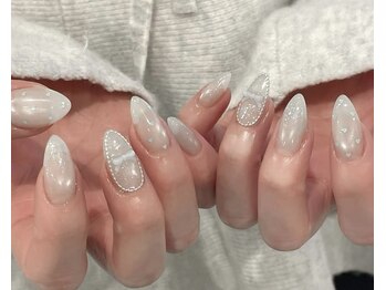 エル(Elle.)/マグネットネイル　リボンパーツ