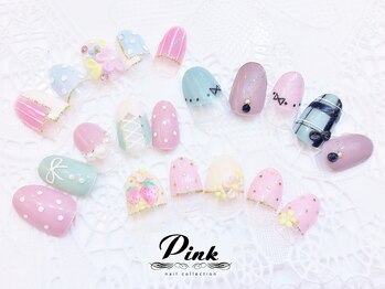 ネイルコレクション ピンク(Nail Collection Pink)/ジェル定額￥8990.9990コース