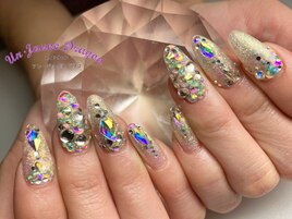 【ロングネイル】ゴテゴテネイル