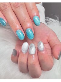 フラッシュネイル/ブルーネイル