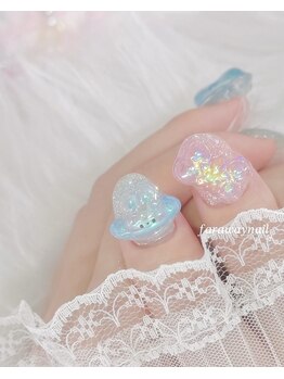 ファラウェイネイル(Faraway nail)/ぷっくりシールネイル☆