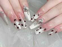 クイックスカルプ 新宿店(Quick Sukarupu)/ヒョウ柄/秋ネイル/マグネット