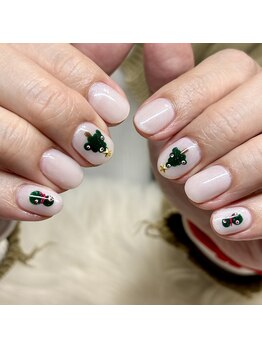 マイオティック ネイル(miotic nail)/ミャクミャククリスマスデザイン
