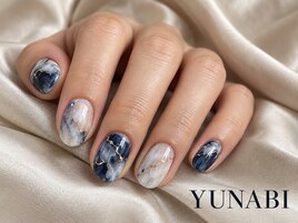 大理石◆ネイビー