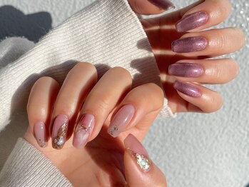 ネイルサロン ソウ 心斎橋店(Nail Salon Sou)の写真/【フォルムの美しさ◎】*Art10本¥6900* お爪の長さが欲しい方へ！スカルプ・チップ1本~対応可能♪