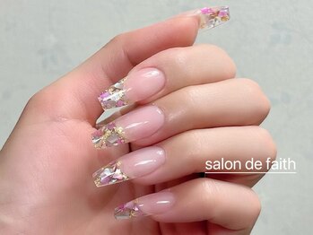 サロンドフェイス 木曽川店(Salon de Faith)/■スカルプ／長さ出し ■