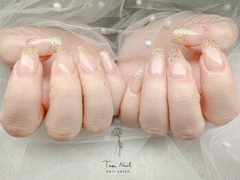 テセネイル(Tese Nail)の写真/【町田駅】シンプルだから差がつく!高技術で,理想の上品な指先に♪《フレンチ/カラグラ/ワンカラー》