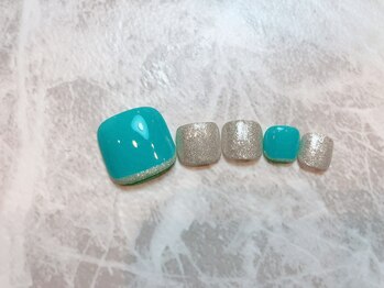 マイフェアレディ 今池(MyFairLady)/ターコイズブルー×シルバーラメ