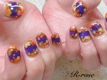 アールローズ(R-rose)/ハロウィンネイル