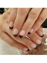 プルミエ ネイル(Premier Nail)/ななめフレンチ★浅め