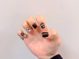 冬ネイル/ツイード/ワンホン