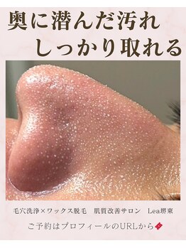 レア(Lea)/奥底の汚れもしっかり取れる