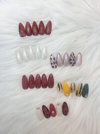 秋ネイル定額5500円