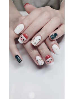ネイルバイスターリー 川口(NAIL by STARry)/サンタさんネイル