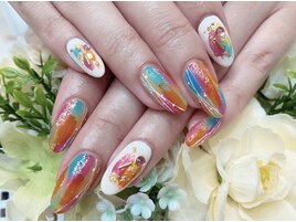 【高】カラフルネイル★