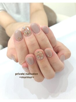 プライベート ネイルサロン マーマ(murmur)/お上品シェルネイル
