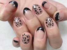 ネイルズアンカー(nails anchor)/レオパードフレンチ*。