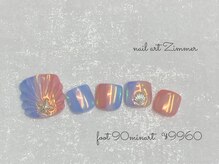 ネイルアート ジマー/foot 90minart ¥9960