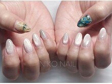 ニコネイル(NIKO NAIL)/油絵ネイル