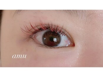 アム アイラッシュ(amu eye lash)/カラーフラットラッシュ