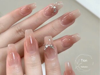 ティオン 川崎店(Tion)/オンブレフレンチ・冬ネイル