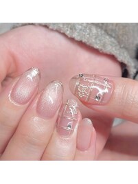 girly nail♪