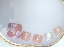 からだの恵み/大人かわいいフットネイル