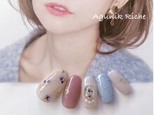 アグニークリッシェ(Agunik Riche)/【押し花ネイル】