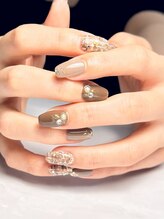 カラーズ(COLORS)/上品＊ツイードネイル