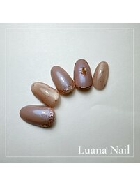 バレンタインネイル