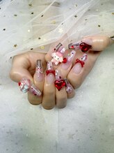 ビューティーアップ 池袋(Beauty Up)/チョコレートチェックネイル