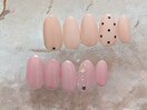 ピンクベージュネイル¥6500
