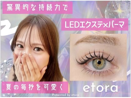 マツエク/まつげパーマ/パリジェンヌ/眉毛/LED etora池袋の写真