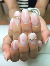 リリーヘブン(LILY HEAVEN)/春のふんわりチークネイル☆